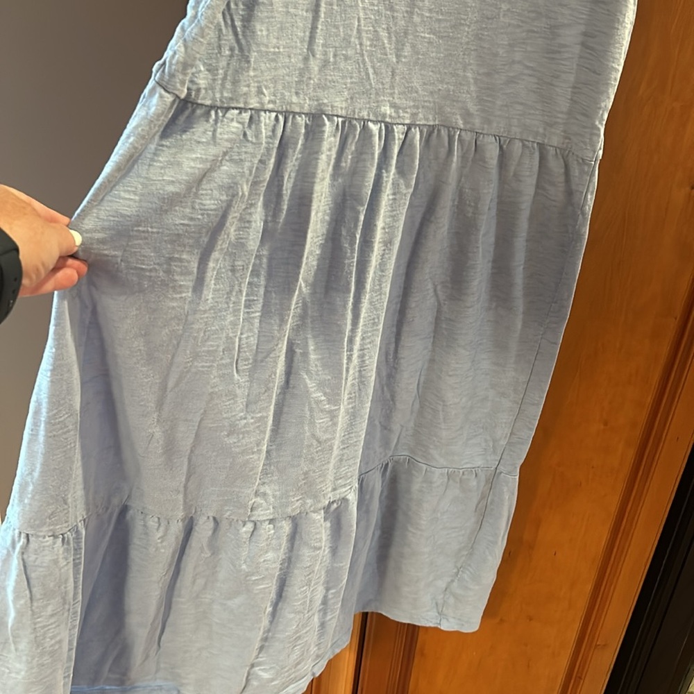 Gap women’s sleeveless dress, size small, blue, 100% cotton, great for summer - Picture 5 of 7